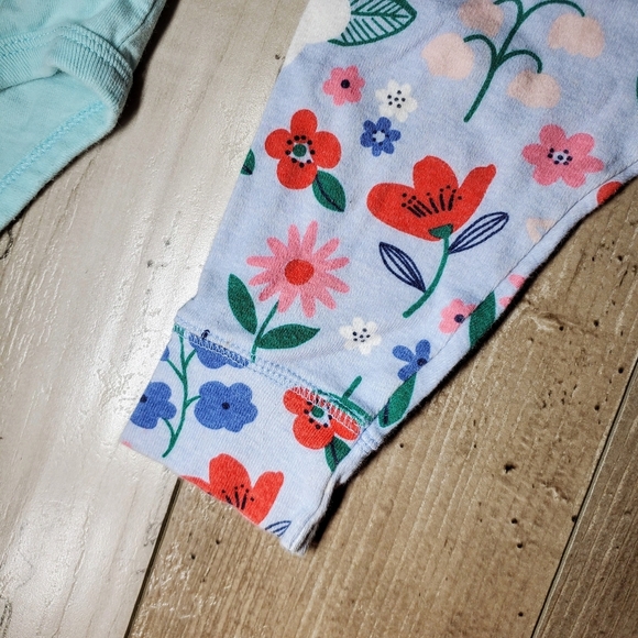 Carter's Baby Girl Size 9m Floral Spring Summer 2pc Outfit - Picture 11 of 16